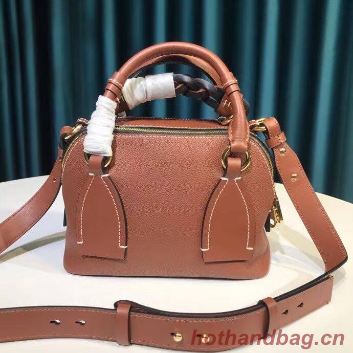 Chloe Original Calfskin Leather Bag 6C081 brown