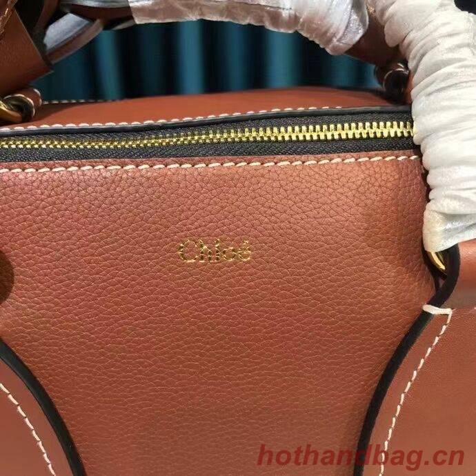Chloe Original Calfskin Leather Bag 6C081 brown