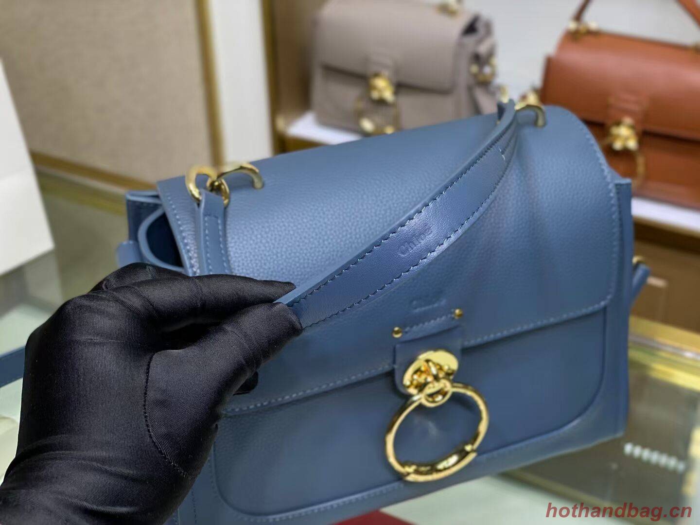 Chloe Original Calfskin Leather Bag C1142L blue