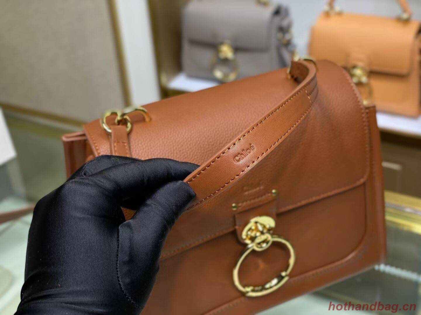 Chloe Original Calfskin Leather Bag C1142L brown