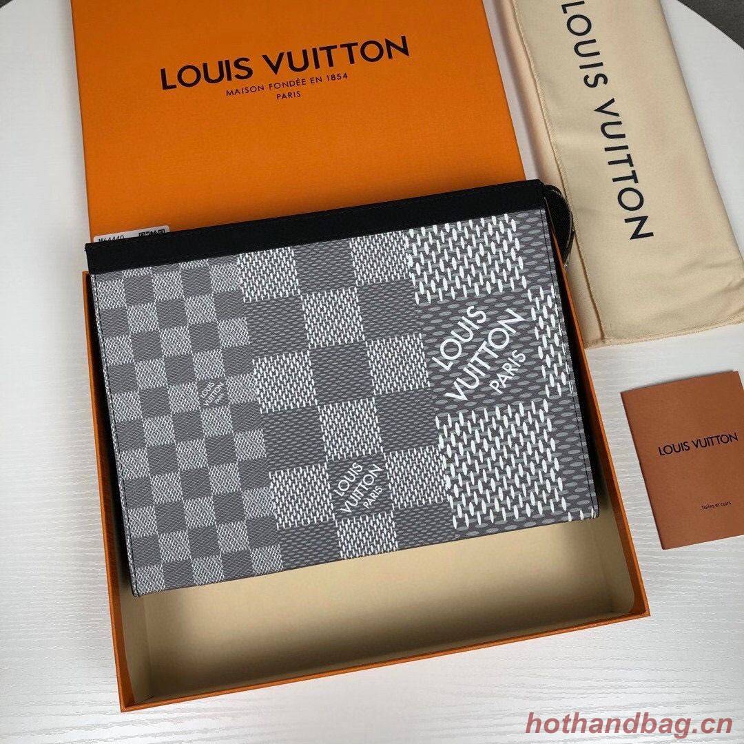 Louis Vuitton Damier Graphite POCHETTE VOYAGE MM M60443 Gray