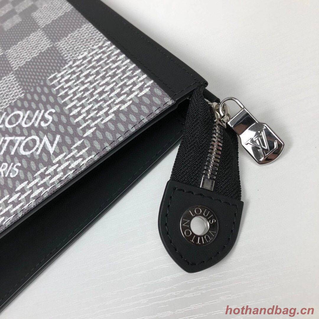 Louis Vuitton Damier Graphite POCHETTE VOYAGE MM M60443 Gray