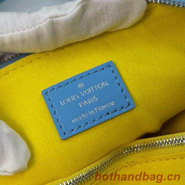 Louis Vuitton COUSSIN PM M58628 light blue&yellow