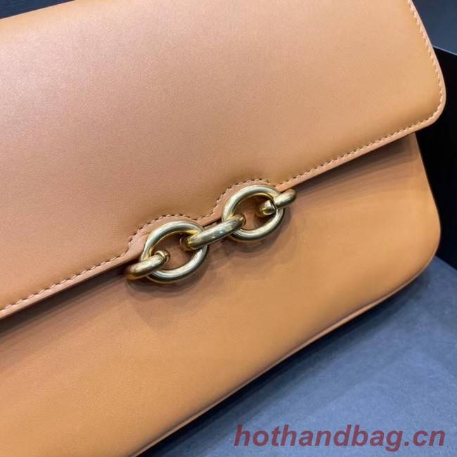 YSL LE MAILLON SATCHEL IN SMOOTH LEATHER 6497952  Apricot