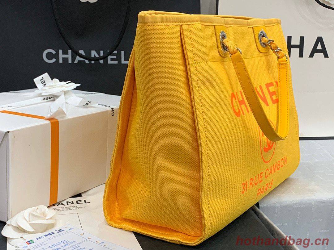 Chanel Original Medium Shopping Bag 67001 Yellow
