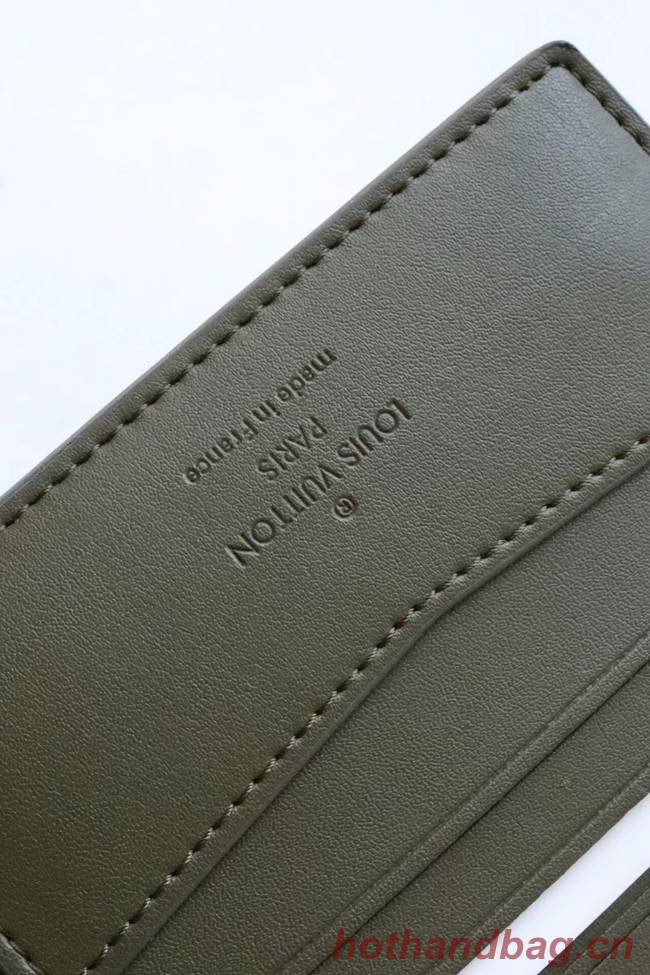 Louis Vuitton ORGANIZER SLENDER WALLET M60332 Khaki