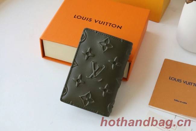 Louis Vuitton POCKER ORGANIZER SLENDER M80508 Khaki