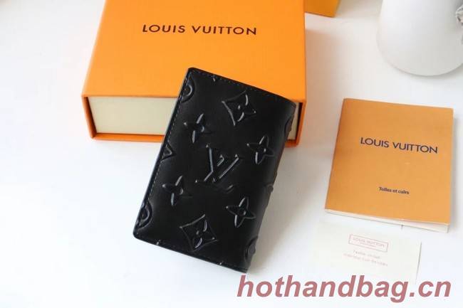Louis Vuitton POCKER ORGANIZER SLENDER M80508 black
