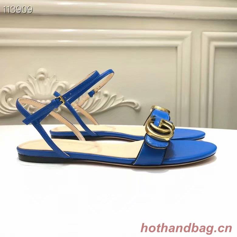 Gucci Leather Double G sandal GG1533BL-5
