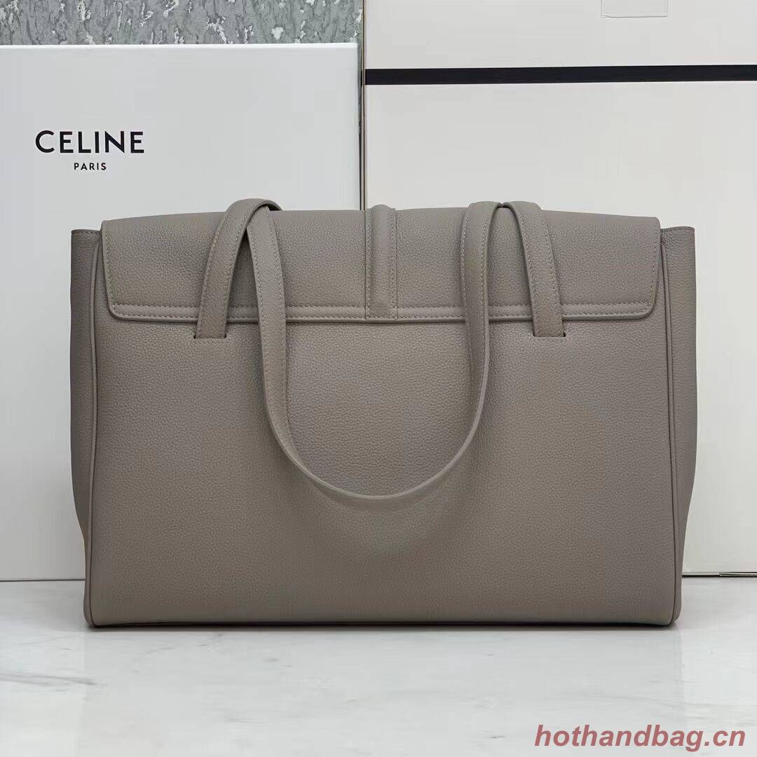 Celine MEDIUM SOFT 16 BAG IN SMOOTH CALFSKIN CR94043 grey