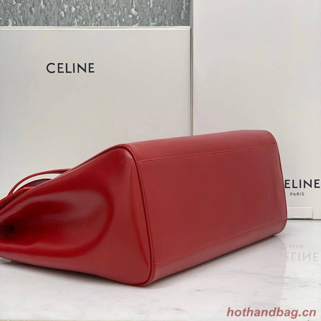 Celine MEDIUM SOFT 16 BAG IN SMOOTH CALFSKIN CR94043 red