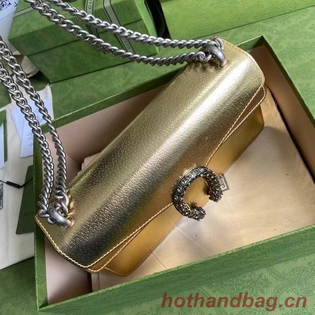 Gucci Dionysus Blooms Leather Shoulder Bag 499623 gold