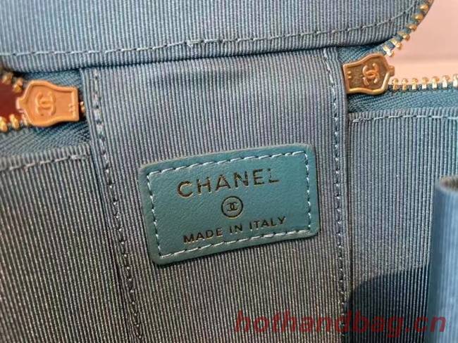 Chanel Original Small classic chain box handbag AP2198 blue