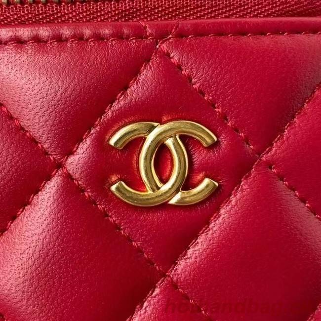 Chanel Original Small classic chain box handbag AP2198 red