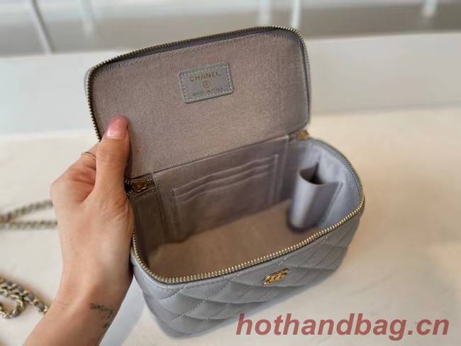 Chanel Original Small classic chain box handbag AP2199 grey