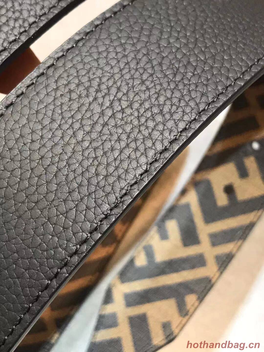 Fendi Leather Belt F2370 Brown