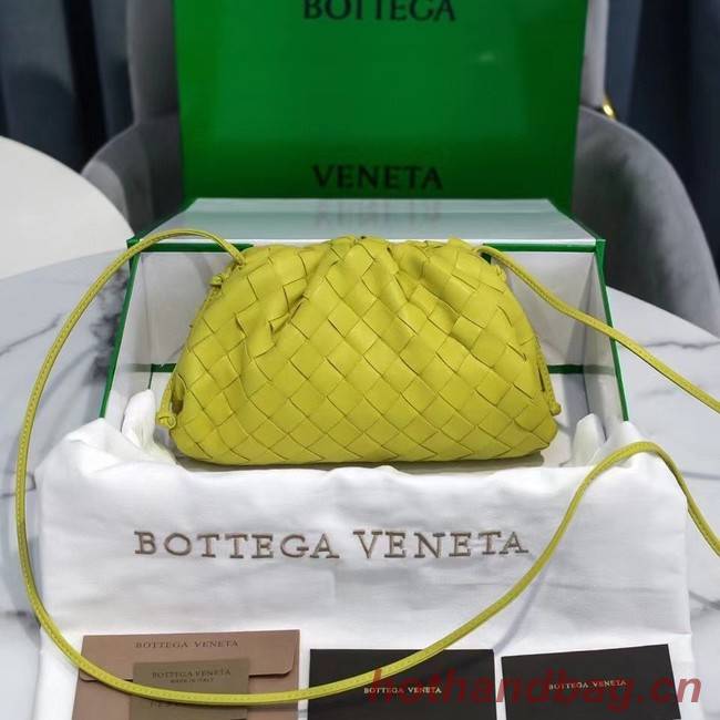 Bottega Veneta MINI POUCH 585852 Lemon