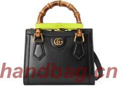 Gucci Diana mini tote bag 655661 black