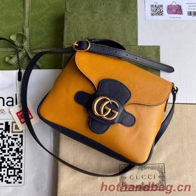 Gucci Small messenger bag with Double G 648934 yellow