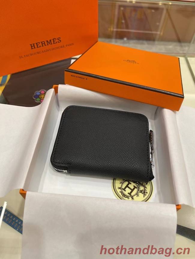 Hermes Constance Wallets espom leather H2298 black