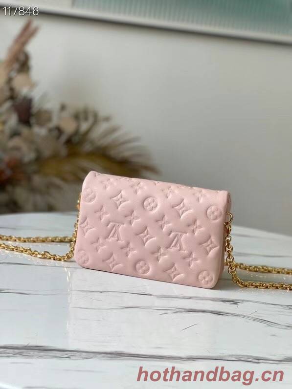 Louis Vuitton POCHETTE COUSSIN M80834 pink