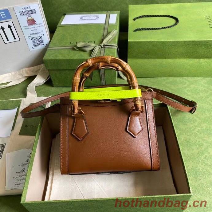 Gucci Diana mini tote bag 655661 brown