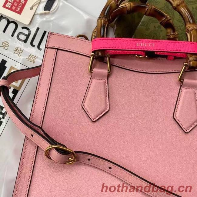 Gucci Diana small tote bag 660195 pink