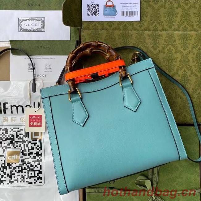 Gucci Diana small tote bag 660195 sky blue