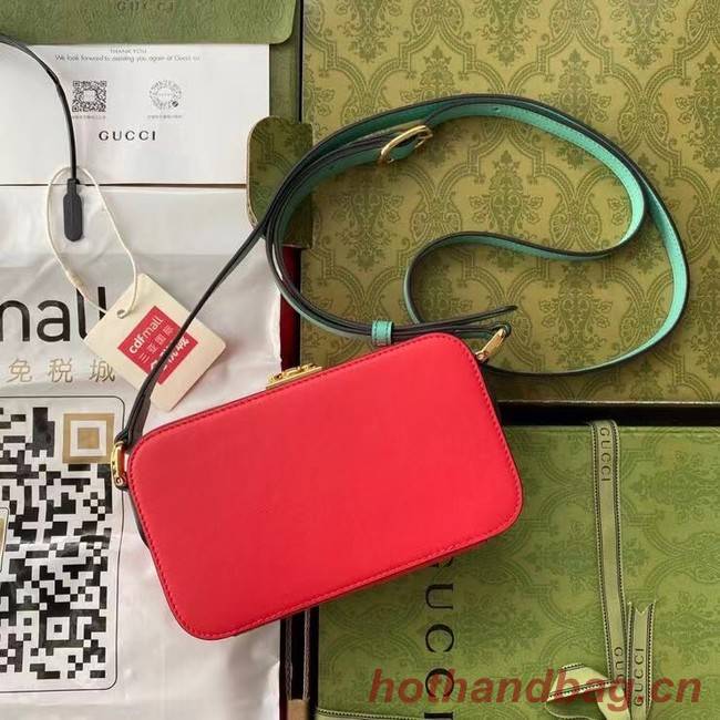 Gucci Interlocking G mini bag 658230 red