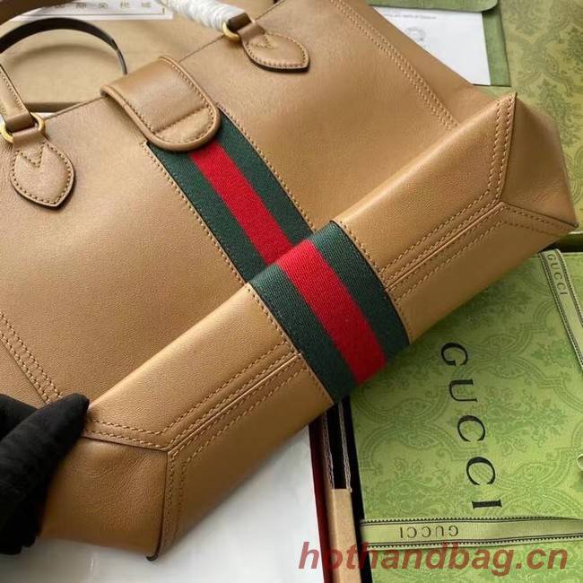 Gucci Jackie 1961 medium tote bag 652680 brown