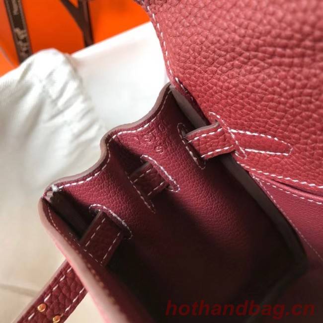 Hermes Birkin Togo Leather 22590 Burgundy