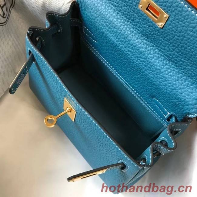 Hermes Birkin Togo Leather 22590 blue