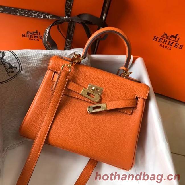 Hermes Birkin Togo Leather 22590 orange
