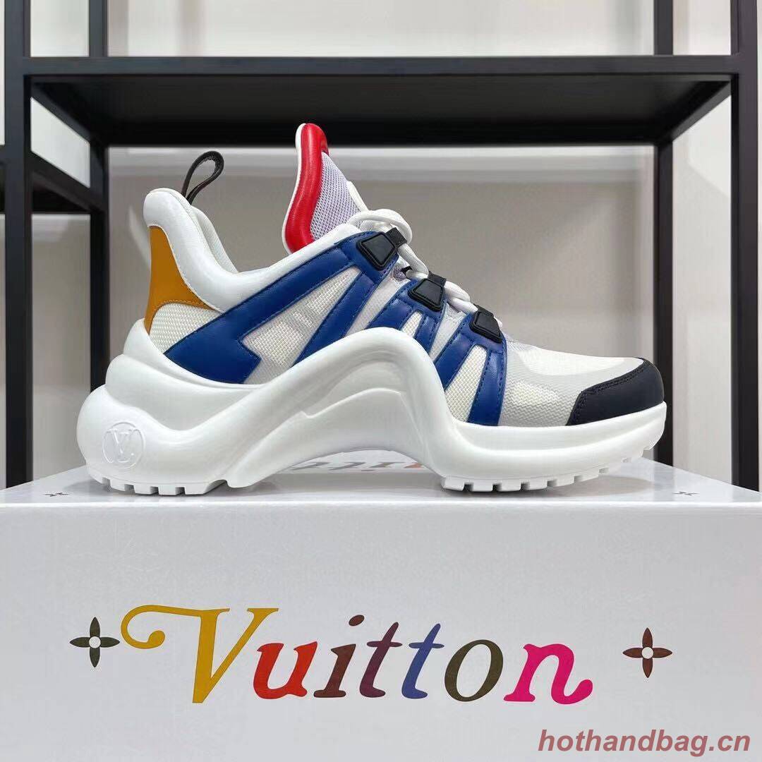 Louis Vuitton Sports Shoes LV6539 Blue&Red&Brown&Black