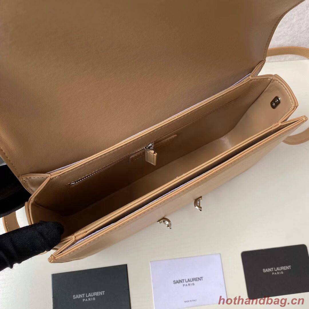 Yves Saint Laurent Calf leather cross-body bag Y357624 BROWN GOLD