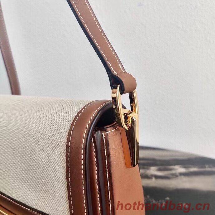 Prada Nappa Leather shoulder bag 1AD257 brown
