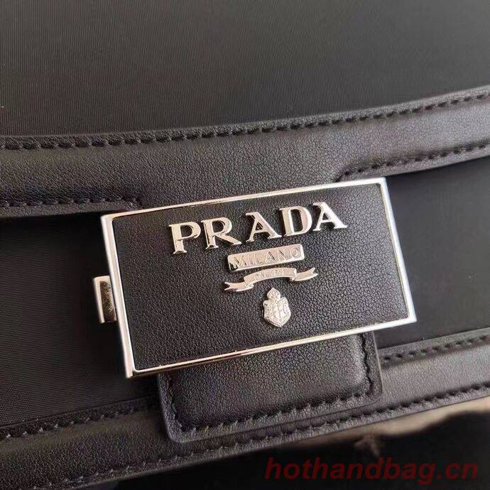 Prada Nappa Leather shoulder bag 1AD257 black Prada Nappa Leather shoulder bag 1AD257 black
