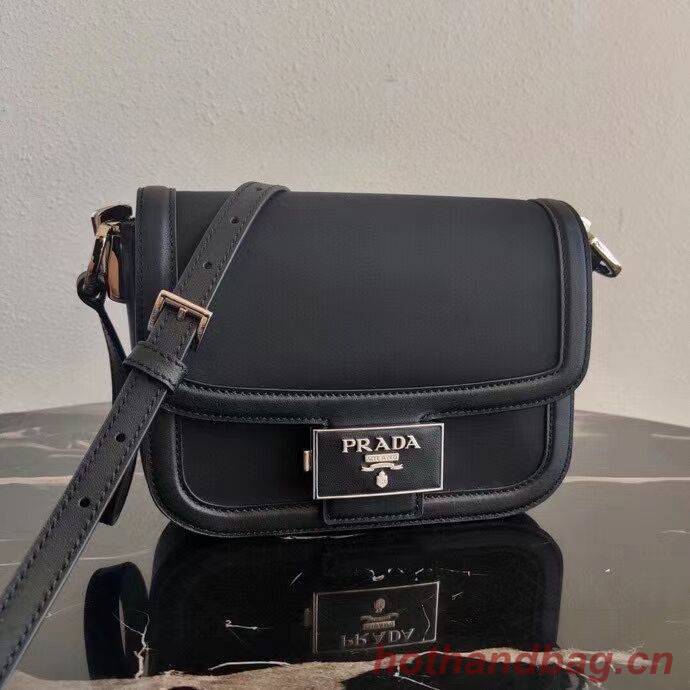 Prada Nappa Leather shoulder bag 1AD257 black Prada Nappa Leather shoulder bag 1AD257 black