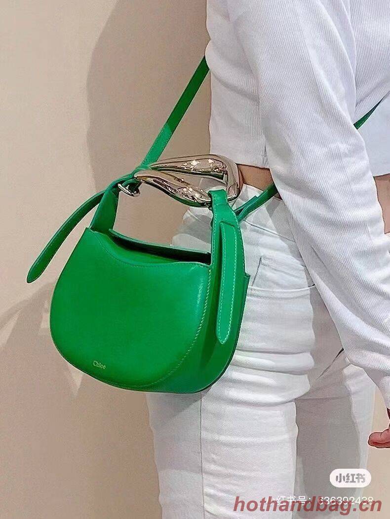 Chloe Original Calfskin Leather Bag 3S1350 green