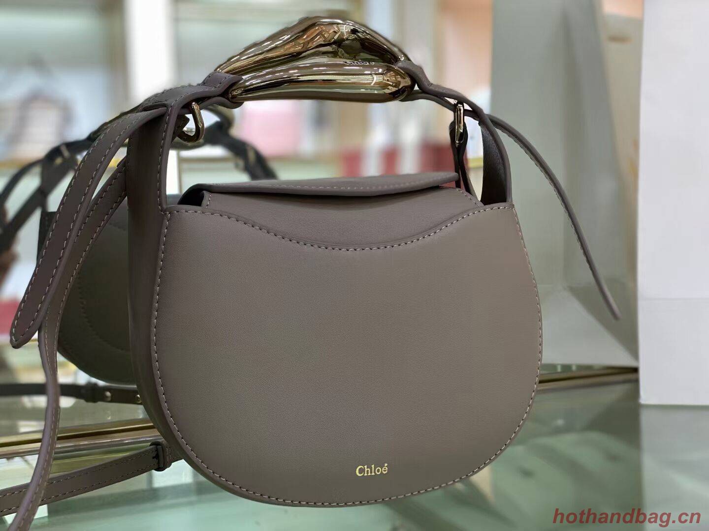 Chloe Original Calfskin Leather Bag 3S1350 grey