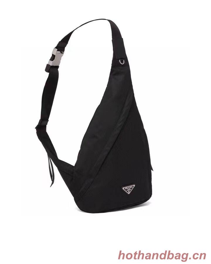 Prada Brushed leather bag 2VH092 black