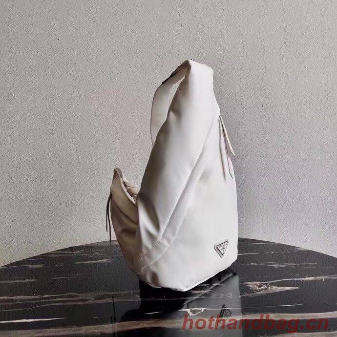 Prada Brushed leather bag 2VH092 white Prada Brushed leather bag 2VH092 white