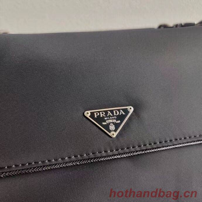 Prada Brushed leather small bag 2AD138 black