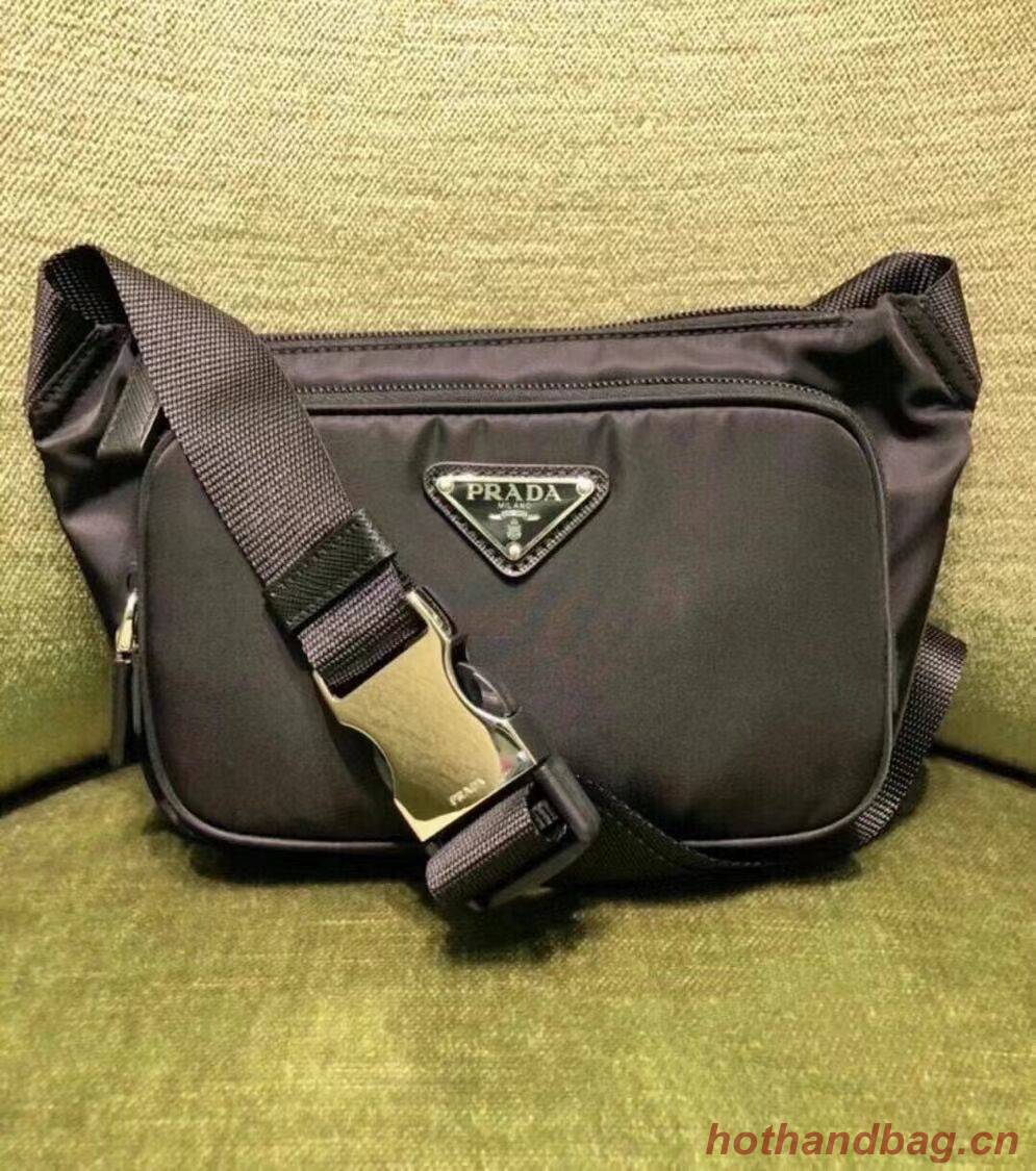 Prada Brushed leather mini bag 2VD128 black Prada Brushed leather mini bag 2VD128 black