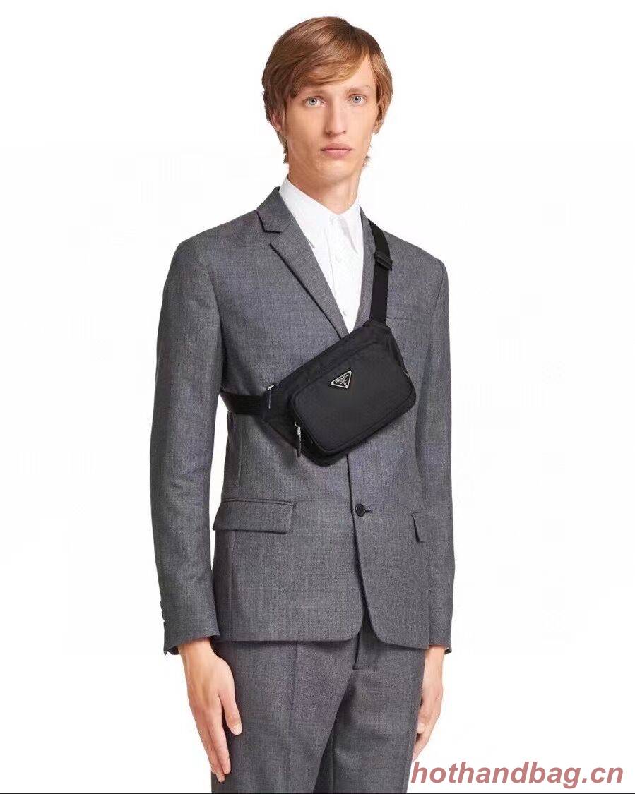 Prada Brushed leather mini bag 2VD128 black Prada Brushed leather mini bag 2VD128 black