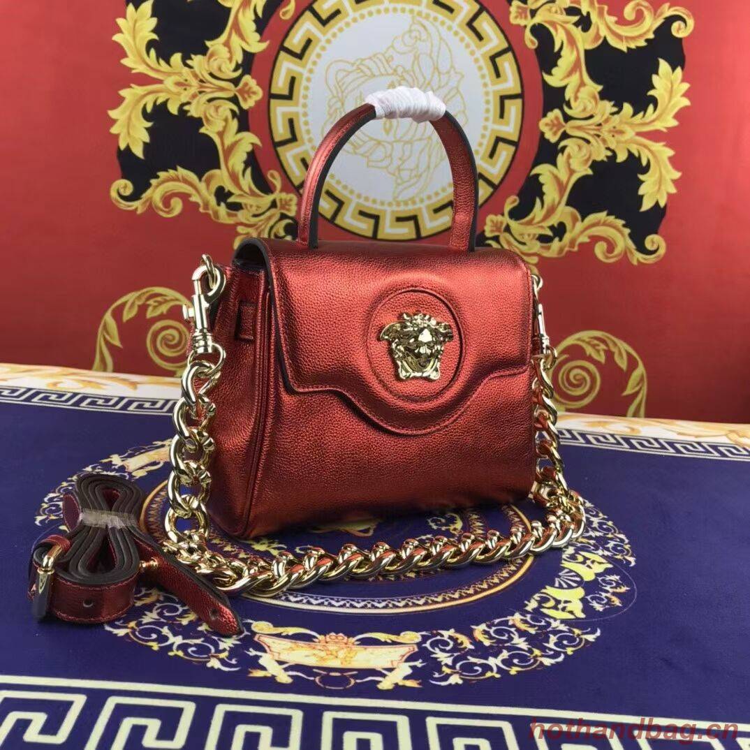 Versace Original Calfskin Leather Bag FS1040 red