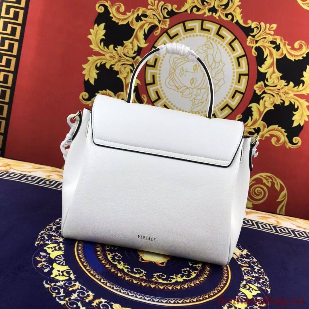 Versace Original medium Calfskin Leather Bag FS1041 white