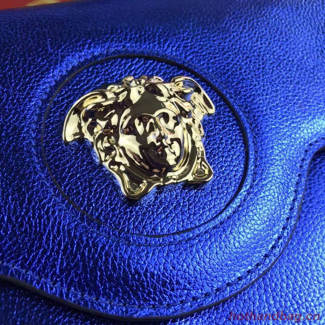 Versace Original medium Calfskin Leather Bag FS1041 blue