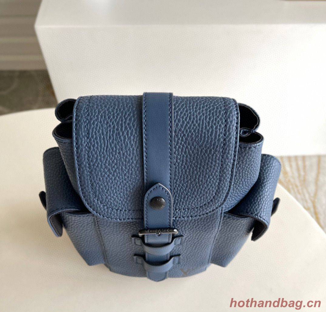 Louis Vuitton Christopher XS Backpack Taurillon Leather M58495 Navy