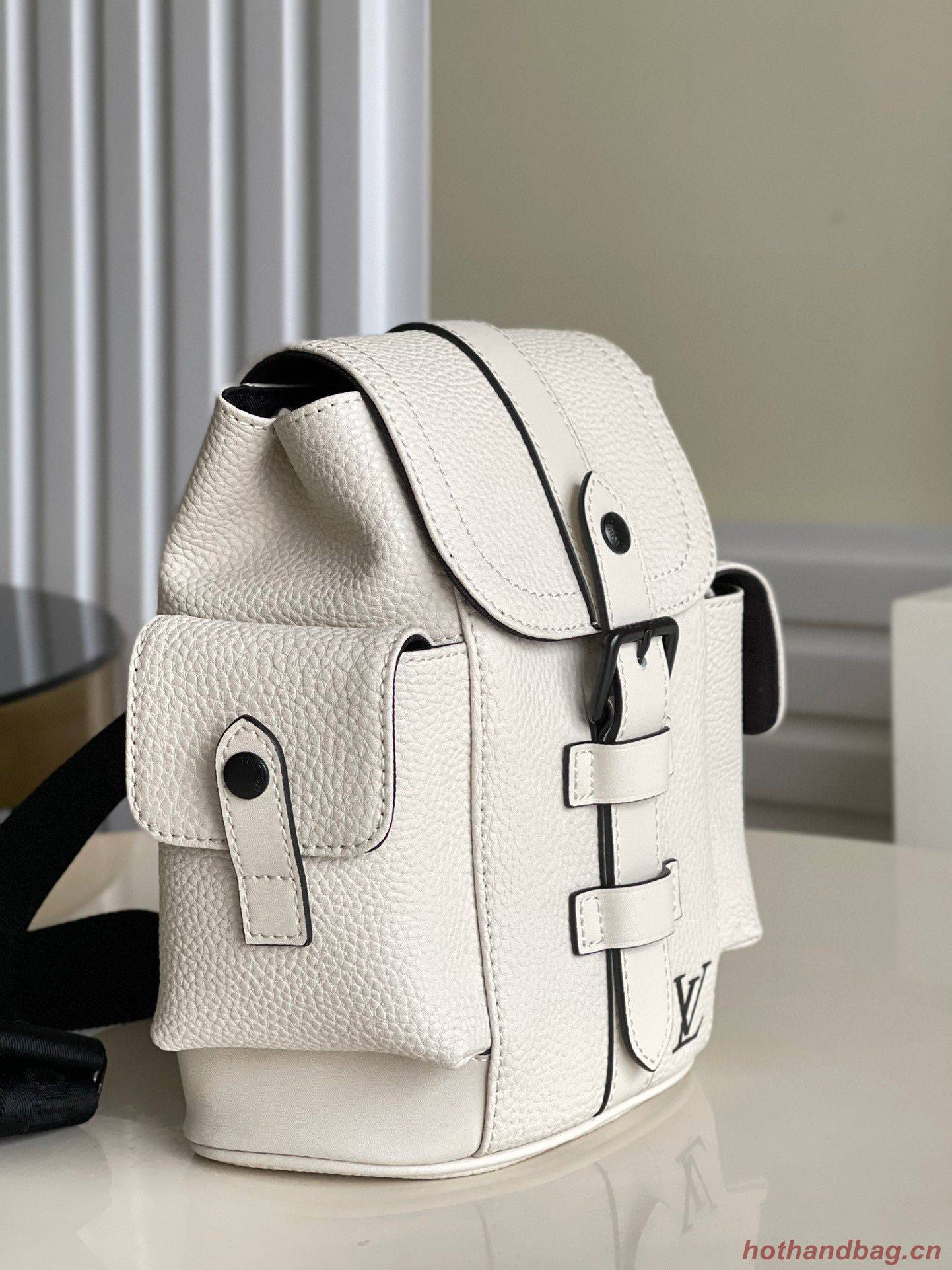 Louis Vuitton Christopher XS Backpack Taurillon Leather M58495 White